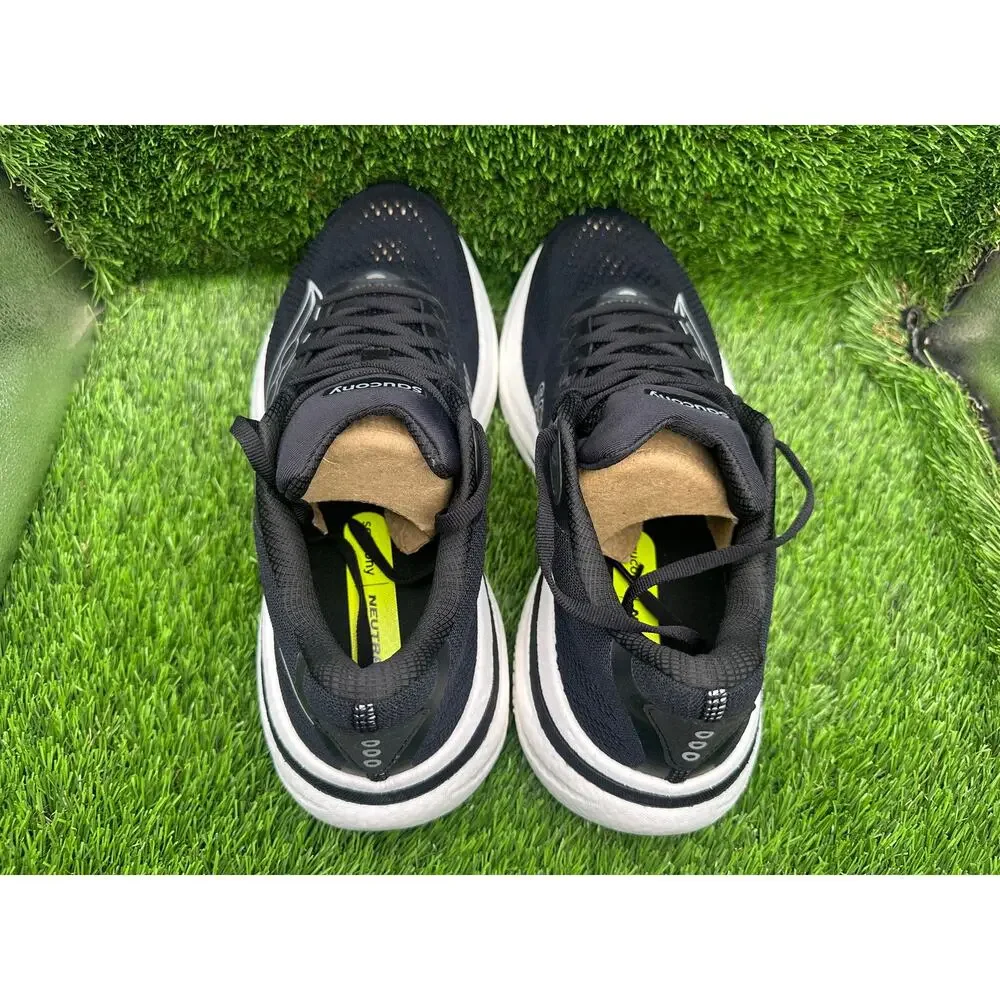 Saucony Ride 19 S21055-100 Athletic Sneaker Mens 9.5 Black Mesh Training Running